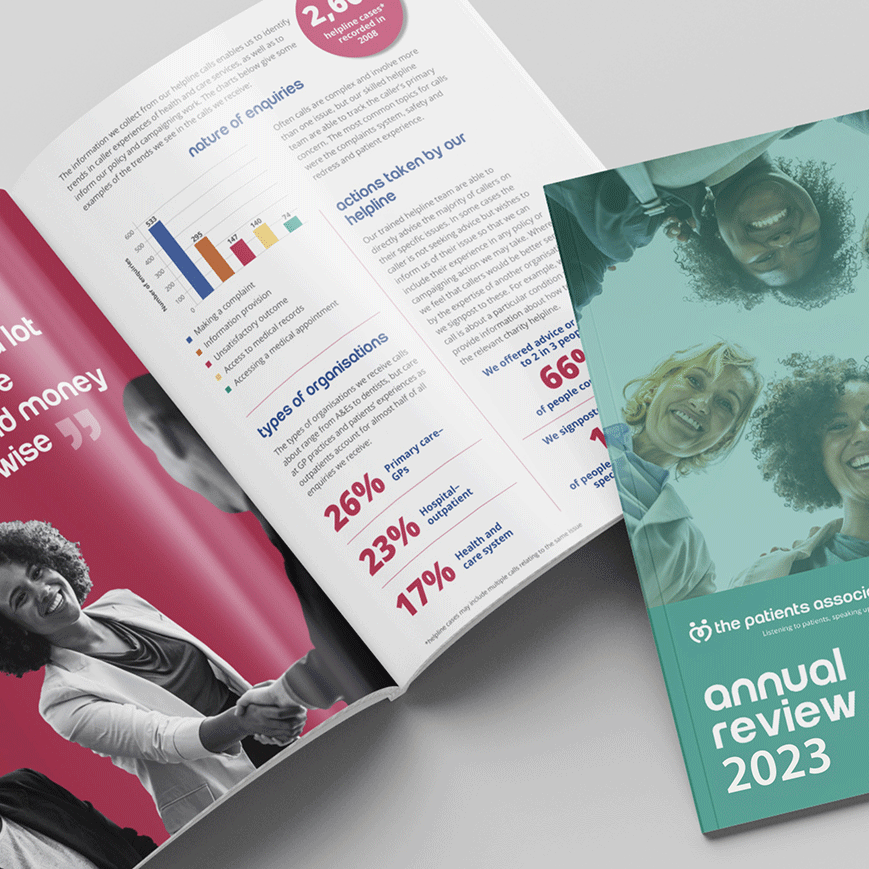 The Patients Association Annual Report.